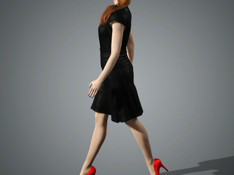 Sadie Sink Character Model 3D