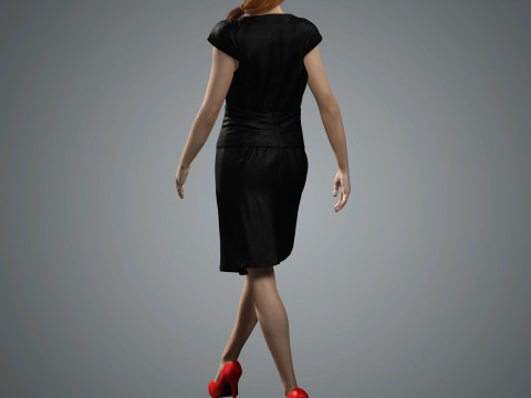 Sadie Sink Character Model 3D