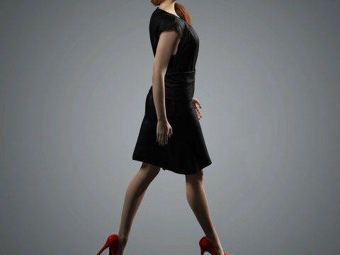 Sadie Sink Character Model 3D