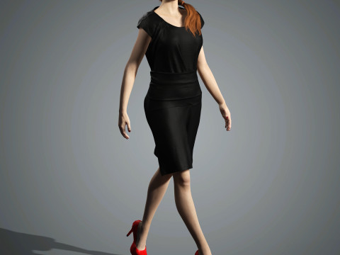 Sadie Sink Character Model 3D