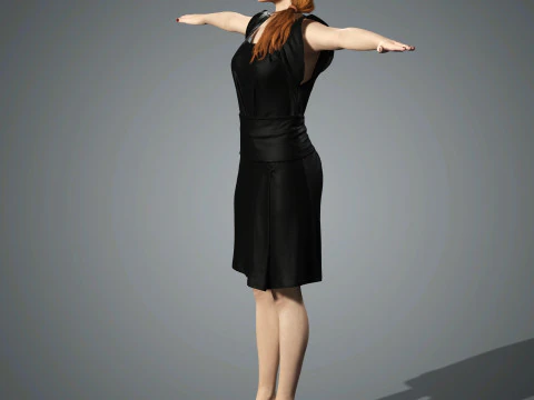 Sadie Sink Character 3D Model