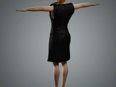 Sadie Sink Character 3D Model