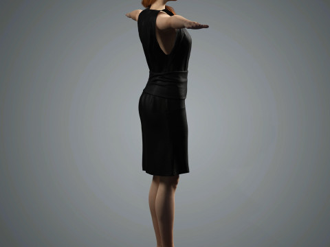 Sadie Sink Character Model 3D