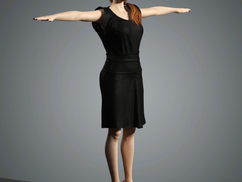 Sadie Sink Character Model 3D