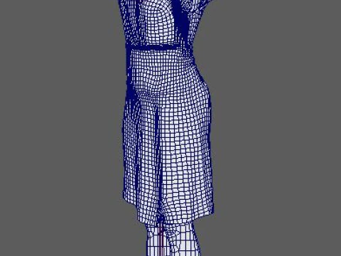 Sadie Sink Character 3D Model