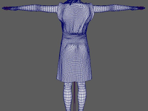 Sadie Sink Character Model 3D