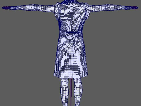 Sadie Sink Character 3D Model