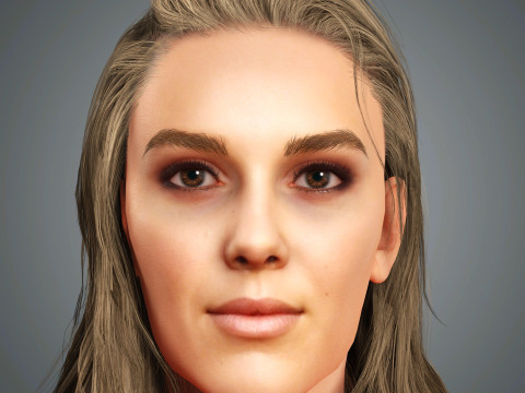Millie Bobby Brown Character 3Dモデル