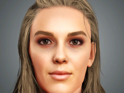 米莉·鲍比·布朗角色 3D 模型