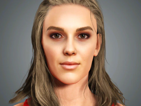 Millie Bobby Brown Character 3D Model