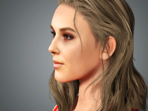 Millie Bobby Brown Character 3Dモデル