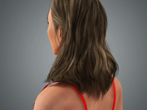 Millie Bobby Brown Character 3D Model
