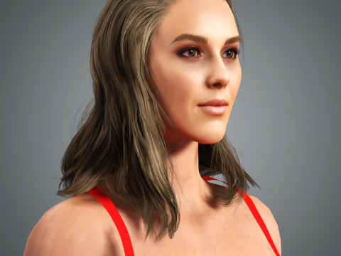 Millie Bobby Brown Character 3Dモデル