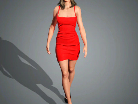 Millie Bobby Brown Character 3D Model