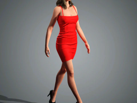 Millie Bobby Brown Character 3D Model