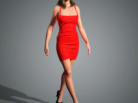 Millie Bobby Brown Character 3D Model