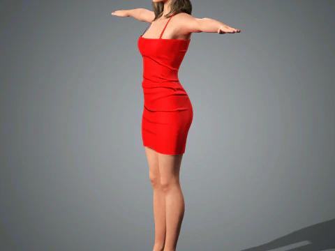 Millie Bobby Brown Character 3D Model