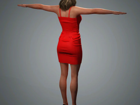 Millie Bobby Brown Character 3D Model