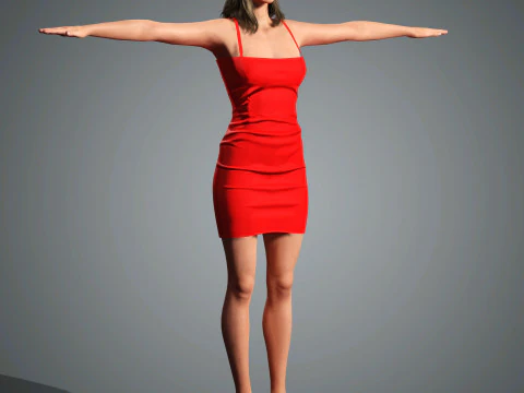 Millie Bobby Brown Character 3D Model
