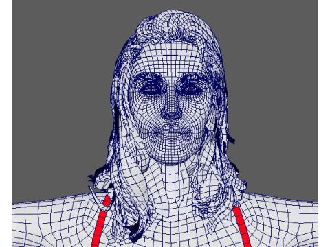 Millie Bobby Brown Character 3Dモデル