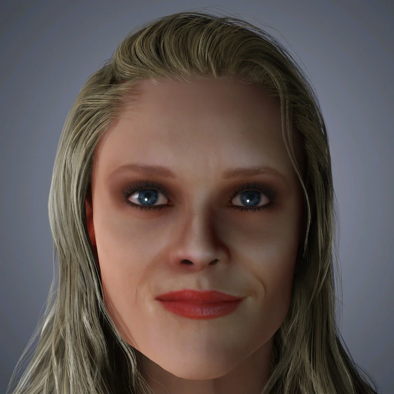 Reese Witherspoon Character 3D Model .c4d .max .obj .3ds .fbx .stl .blend 