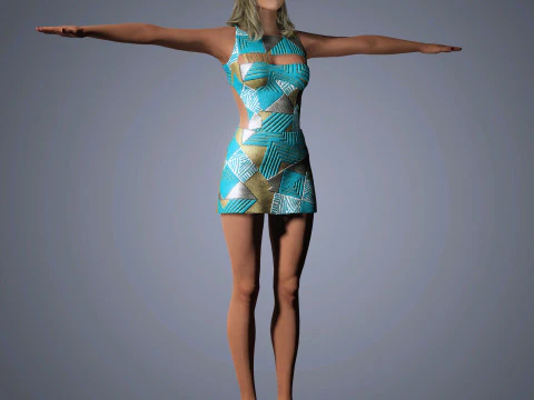 Reese Witherspoon Character 3D Model