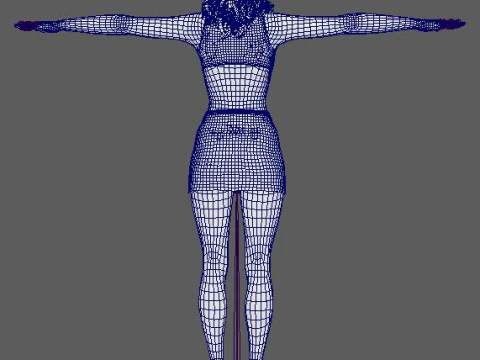 Reese Witherspoon Character 3D Model