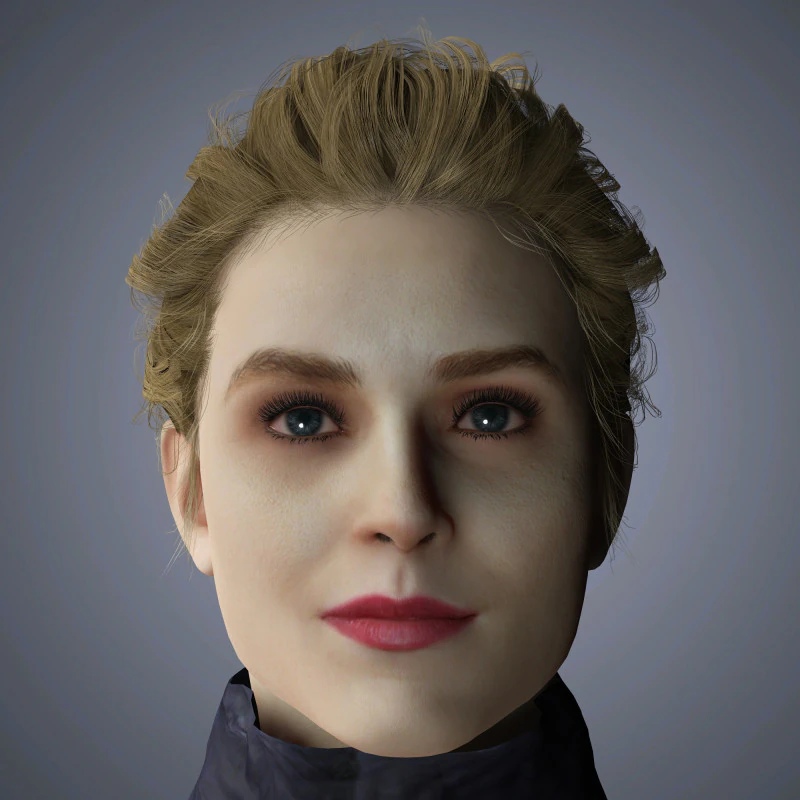 Evan Rachel Character 3D Model .c4d .max .obj .3ds .fbx .stl .blend