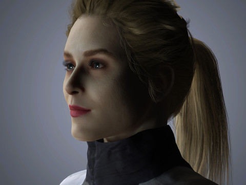 Evan Rachel Character Modelo 3D
