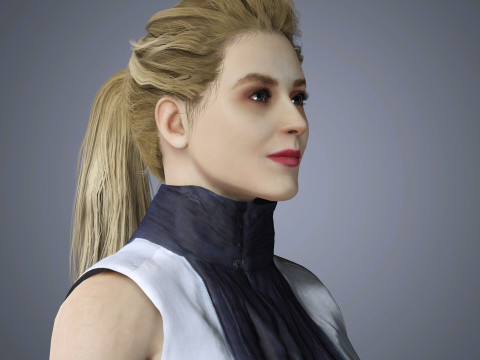 Evan Rachel Character Modelo 3D
