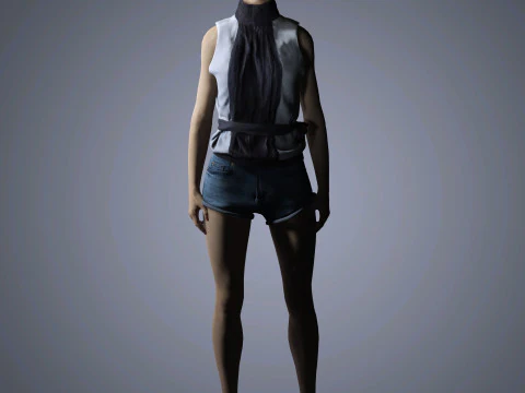 Evan Rachel Character 3D Model
