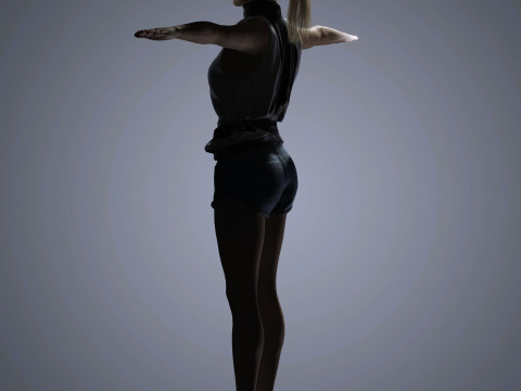 Evan Rachel Character Modelo 3D