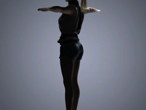 Evan Rachel Character 3D Model