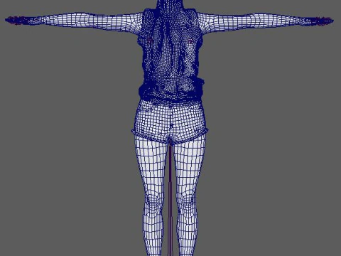 Evan Rachel Character 3D Model