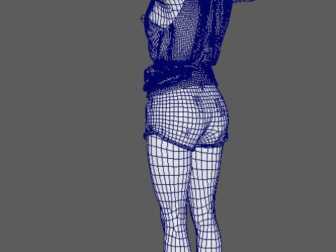 Evan Rachel Character Modelo 3D