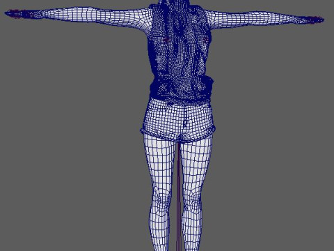 Evan Rachel Character Modelo 3D