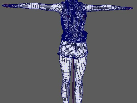 Evan Rachel Character 3D Model