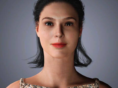 Gal Gadot Character Modello 3D