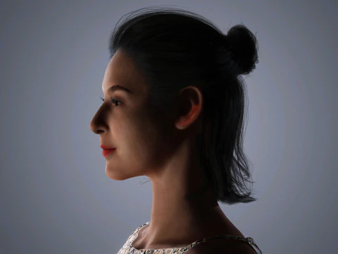Gal Gadot Character 3D Model