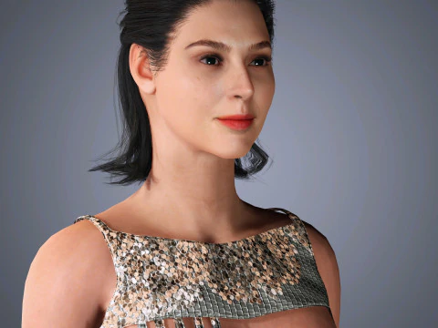 Gal Gadot Character 3D Model