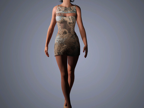 Gal Gadot Character Modello 3D