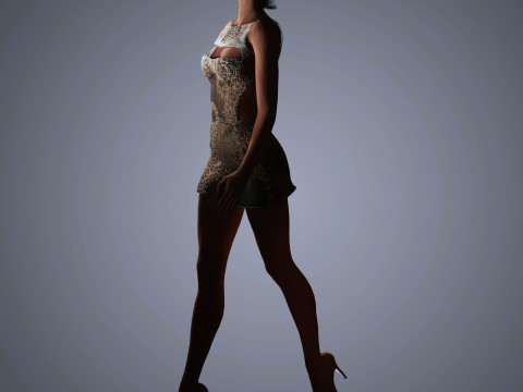 Gal Gadot Character Modello 3D