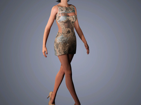 Gal Gadot Character Modello 3D