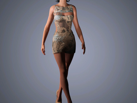 Gal Gadot Character Modello 3D