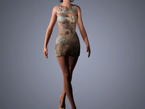 Gal Gadot Character 3D Model