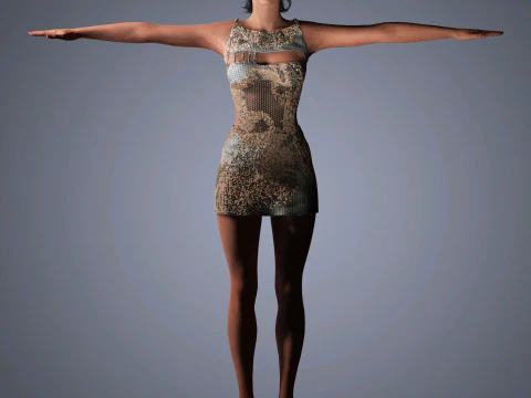 Gal Gadot Character 3D Model