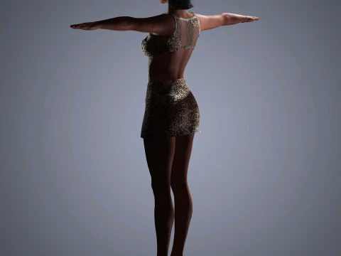 Gal Gadot Character 3D Model