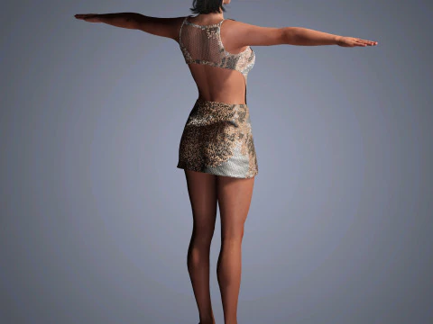 Gal Gadot Character 3D Model