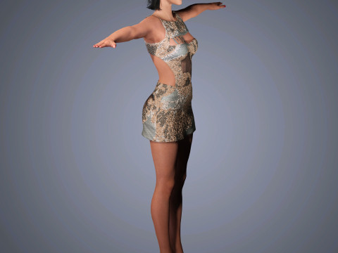 Gal Gadot Character Modello 3D