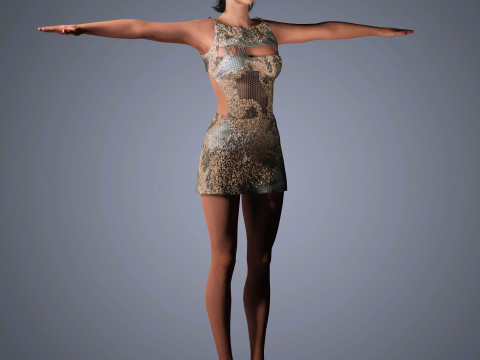 Gal Gadot Character Modello 3D